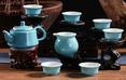 景德鎮(zhèn)陶瓷茶具8頭高白瓷色釉茶具套裝
